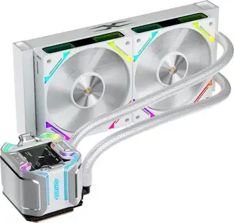 Система жидкостного охлаждения для процессора 1stPlayer X-240 (белый) – изображение в каталоге