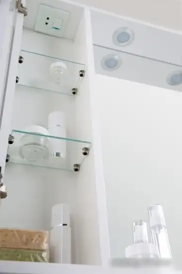 BelBagno Шкаф с зеркалом Marino-SPC-600/750-1A-BL-P-R (bianco lucido) – фото товара