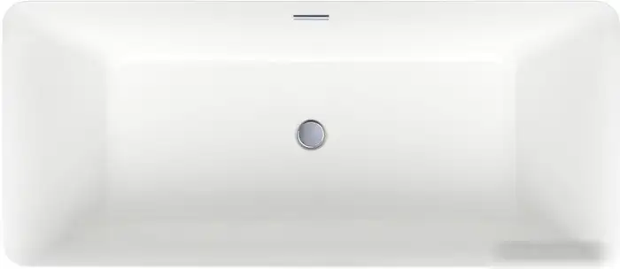 Ванна Wellsee DeSire 175,5x76 231503001 (отдельностоящая ванна белый глянец, экран, ножки, сифон-автомат хром) - фото товара