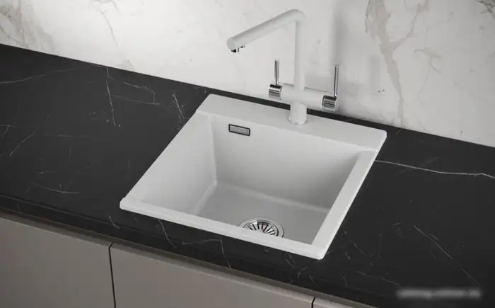 Кухонная мойка Granula ES-4701 (арктик) - фото товара