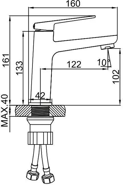 Смеситель Ledeme L1091 - фото товара