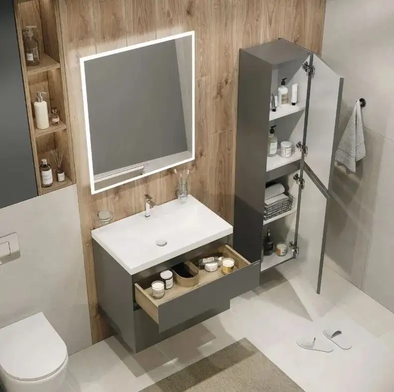 Grossman Шкаф-пенал для ванной Меркадо-32 303285 – фото товара