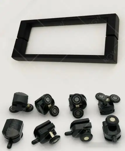 Душевой уголок RGW CL-48B (CL-14B + Z-050-1B) 32094885-014 150x80 (черный/прозрачное стекло) - фото товара