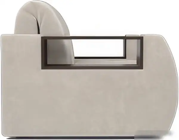 Кресло-кровать Мебель-АРС Барон №3 (бархат, бежевый Star Velvet 6 Light Beige)