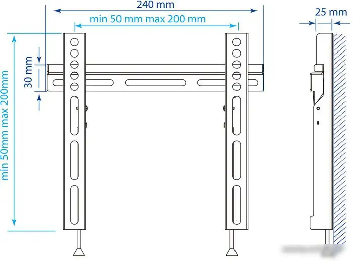 Кронштейн Kromax VEGA-13 (черный) – фото товара
