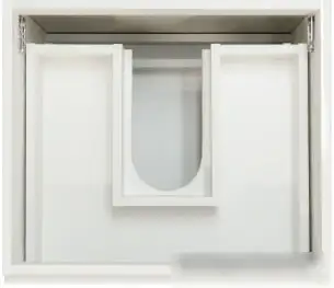 Эстет Тумба под умывальник Dallas Luxe ФР-00002304 (левый, белый) – фото товара