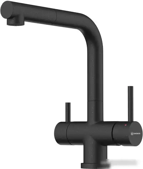 Смеситель Omoikiri Takamatsu-S-BL (черный) - изображение в каталоге