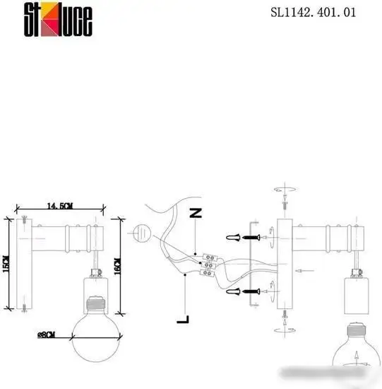 Бра Evoluce SL1142.401.01 – фото товара