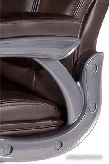 Кресло Norden Medison H-1182-322 (серый/экокожа темно-коричневый) – фото товара