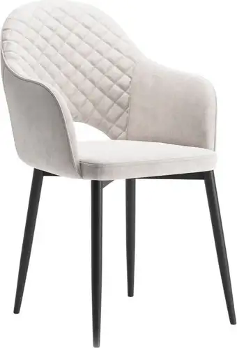 Стул с подлокотниками Табурет Кристи (бренди 02/каркас черный) – изображение в каталоге