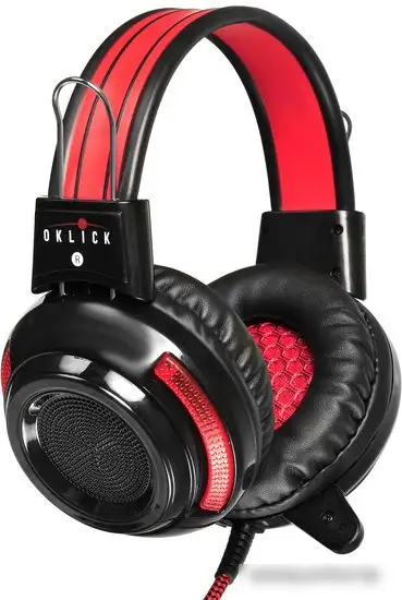 Наушники Oklick HS-G300 Armageddon (черный/красный) – фото товара