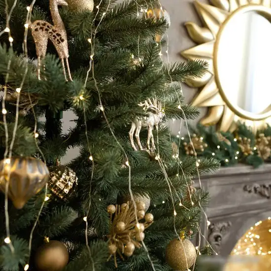 Гирлянда Евросвет Роса (теплый белый) 2х3 м – фото товара