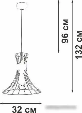 Подвесная люстра Vitaluce V3027-1/1S – фото товара