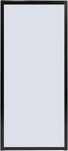 Душевая стенка Grossman Cosmo 100х195 200.K33.02.100.21.02 (черный матовый/стекло шиншилла) - изображение в каталоге