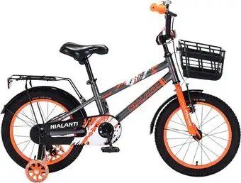 Детский велосипед Nialanti Spike 16 2025 (серый/оранжевый, разобранный ) – изображение в каталоге