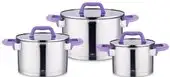 Набор кастрюль Lara Лаванда LR02-124 – изображение в каталоге