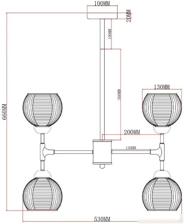 Подвесная люстра Moderli Arty V10804-6P – фото товара