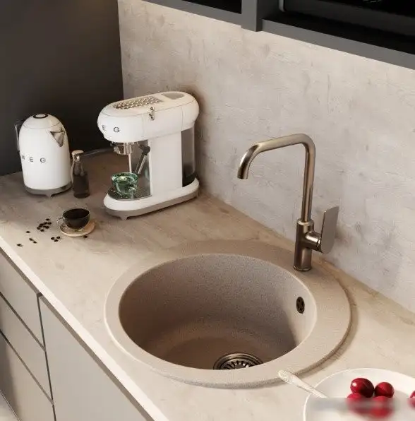 Кухонная мойка Mixline ML-GM13 551888 (песочный) - фото товара