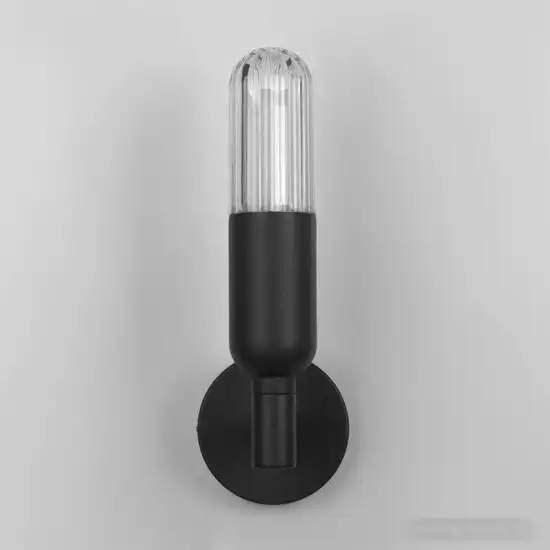 Уличный настенный светильник Elektrostandard Isida 35165/U (черный) – фото товара