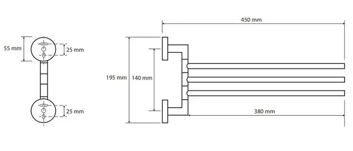 Держатель для полотенца Bemeta Omega 104204112 – фото товара
