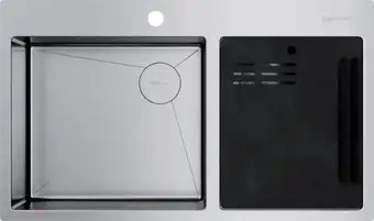 Кухонная мойка Omoikiri Akisame 86-2 Side in (нержавеющая сталь) - изображение в каталоге