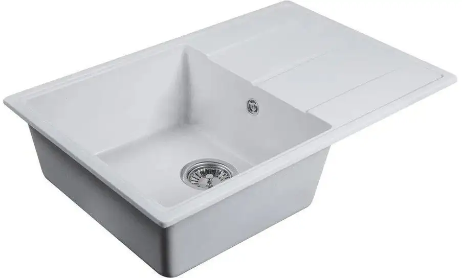 Кухонная мойка Marblan Magnum L (иней, с сифоном) - фото товара