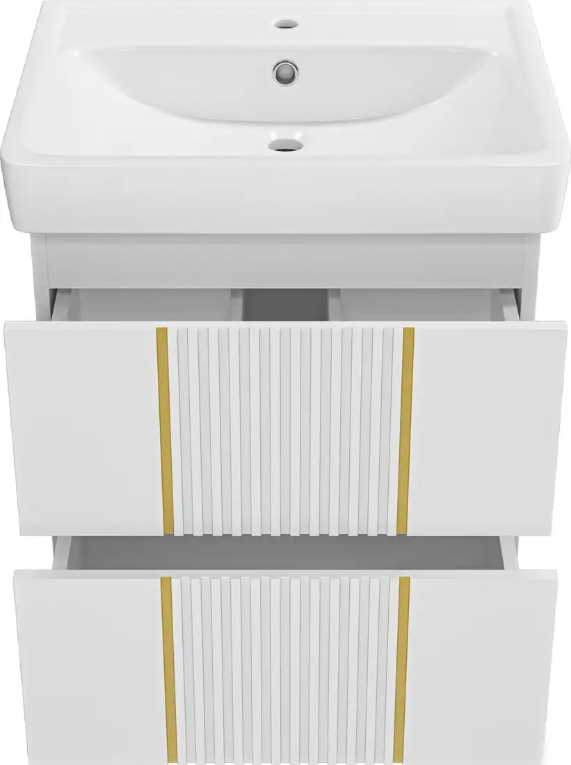 Brevita Тумба под умывальник Vega 60 VVEG-09060-0102Я (белый) – фото товара