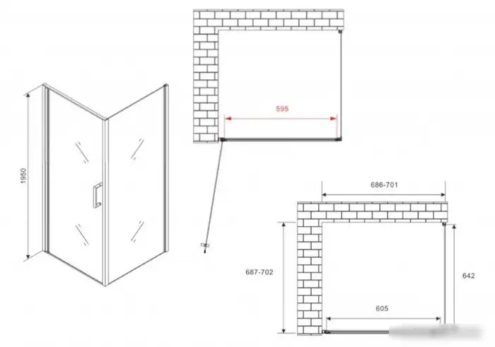 Душевой уголок Abber Sonnenstrand AG04070-S70 - фото товара