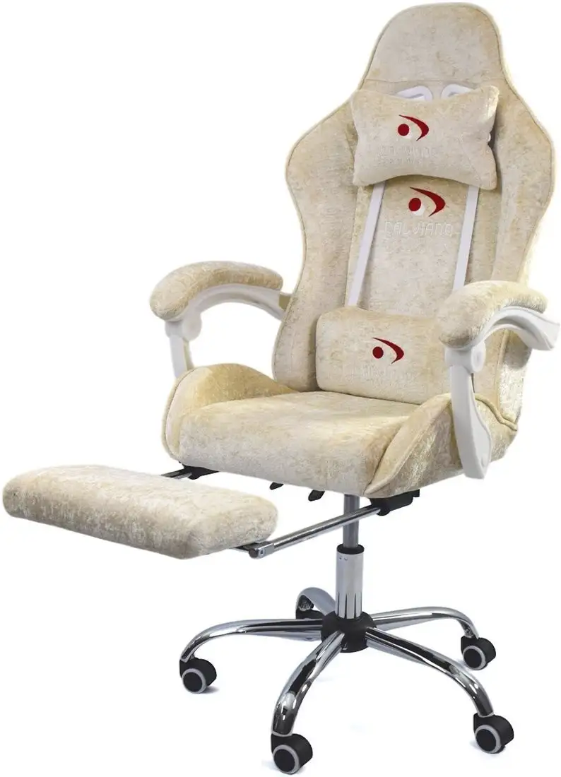 Игровое (геймерское) кресло Calviano Amarone (beige plush) – фото товара