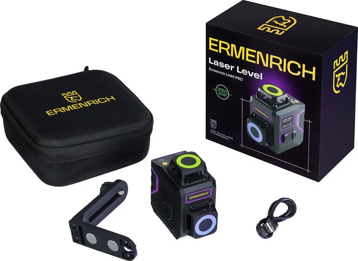 Лазерный нивелир Ermenrich PRO LV40 84633 – фото товара
