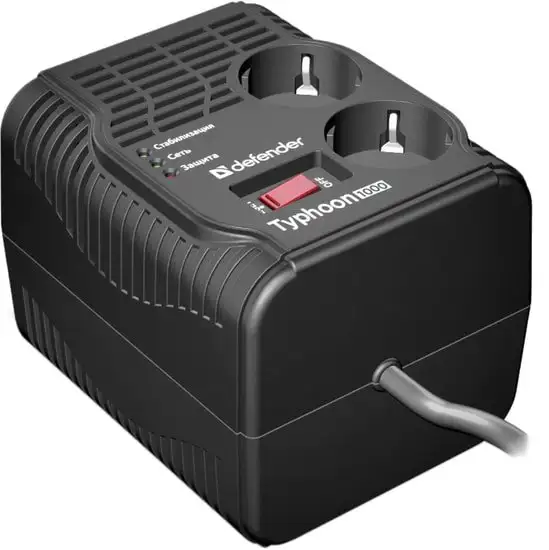 Стабилизатор напряжения Defender AVR Typhoon 1000 – фото товара
