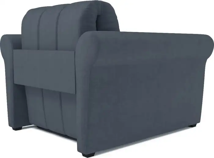 Кресло-кровать Мебель-АРС Гранд (велюр, серо-синий НВ-178/26)