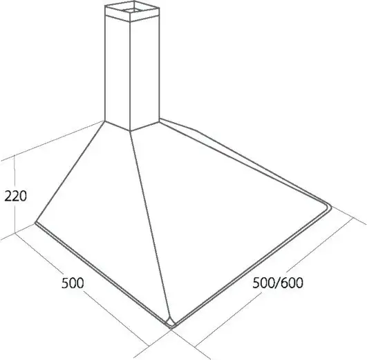 Кухонная вытяжка Akpo Soft 60 WK-5 (белый, без воздуховода) - фото товара