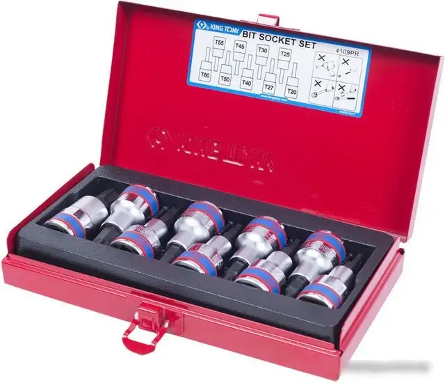 Набор торцевых головок King Tony 4109PR (9 предметов) – фото товара