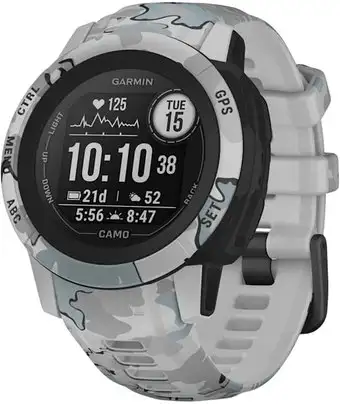 Умные часы Garmin Instinct 2S Camo Edition (серый камуфляж) – изображение в каталоге