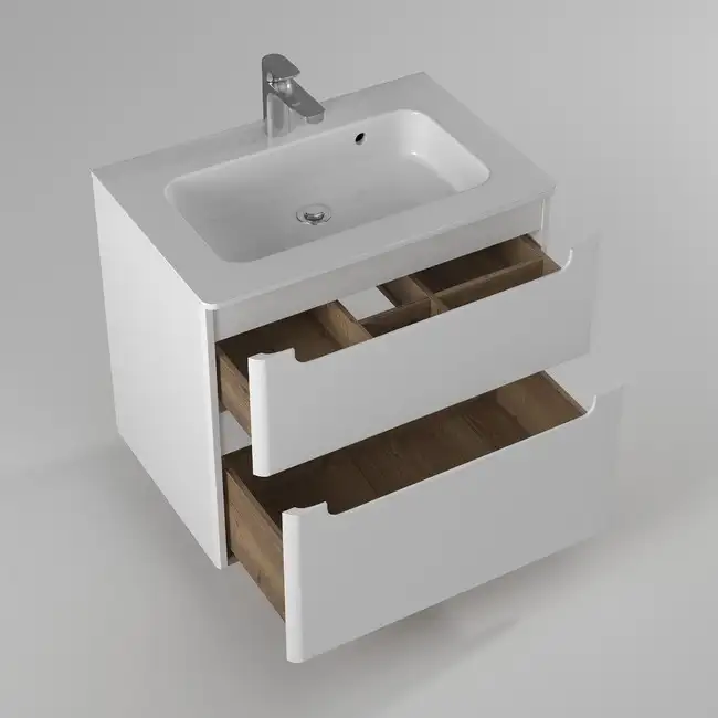 Briz Тумба с умывальником Эстель 100 221 03-18100-16 00 БЕЛ – фото товара