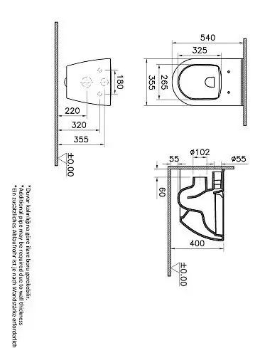 Унитаз подвесной Vitra Mia Round 7510B003-0075+801-003-019 - фото товара