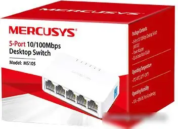 Неуправляемый коммутатор Mercusys MS105 – фото товара