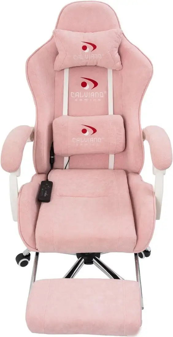 Игровое (геймерское) кресло Calviano Amarone (pink plush) – фото товара