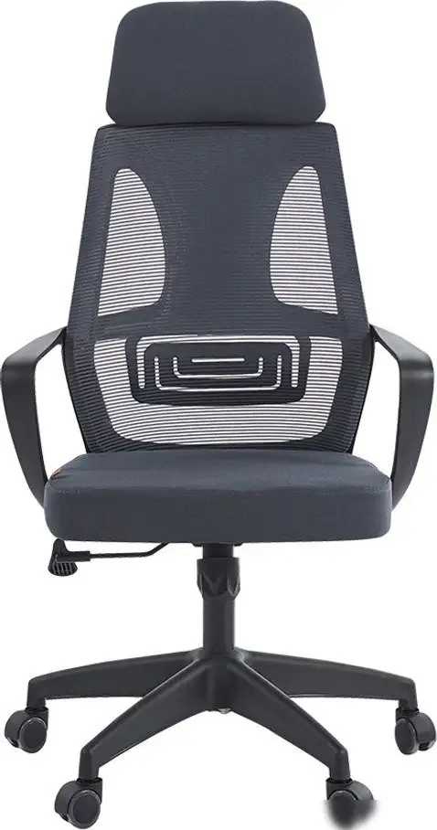 Офисное кресло CHAIRMAN CH636 (ткань, черный пластик/темно-серый) – фото товара