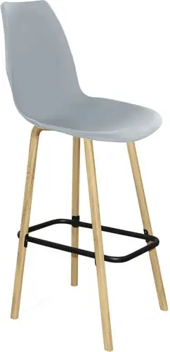 Стул Sheffilton SHT-ST29/S94 (серый RAL7040/прозрачный лак/черный) – изображение в каталоге