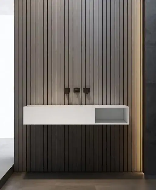 Abber Тумба с умывальником Stein AS2640-1.2 R (подвесной, белый матовый) – фото товара