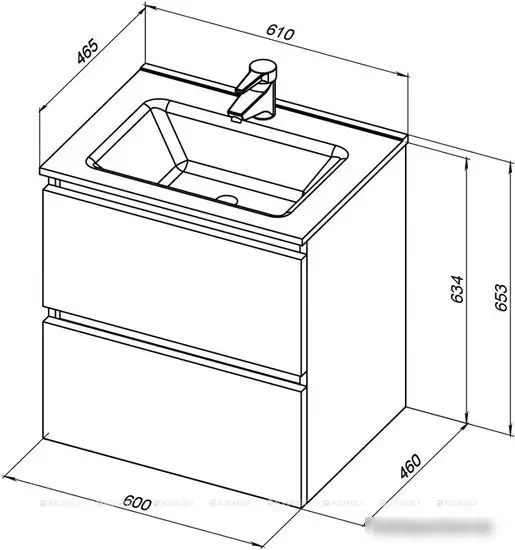 De Aqua Ариетта New 60 265579 – фото товара