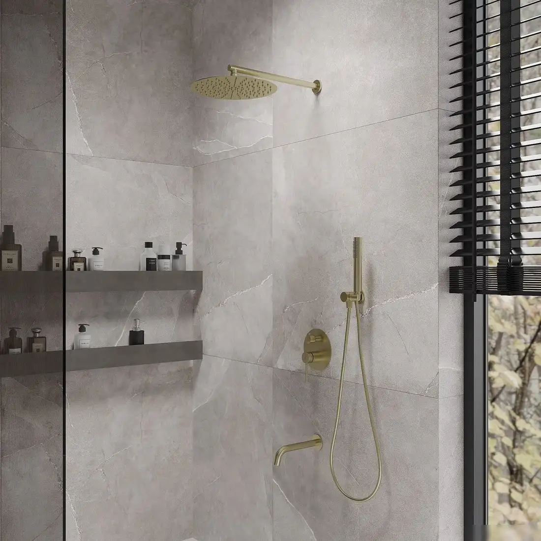 Душевая система Oliveeka OL-88939017-BG - фото товара