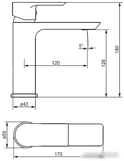 Смеситель Damixa Apollo 470210000 - фото товара