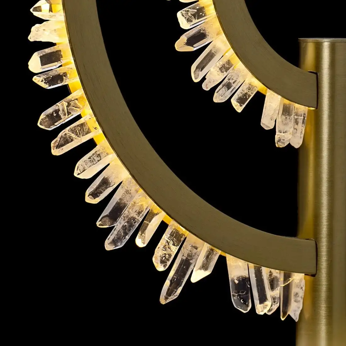 Настольная лампа DeLight Collection Quartz Halo MT20020154-2A (satin gold) – фото товара
