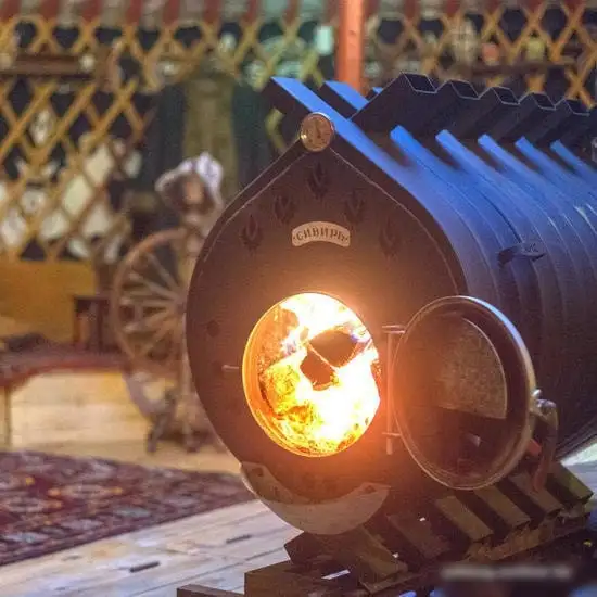 Свободностоящая печь-камин Сибирь БВ-720 - фото товара