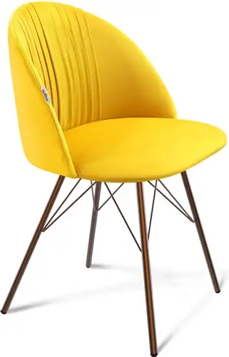 Стул Sheffilton SHT-ST35-1/S37 (имперский желтый/медный металлик) – изображение в каталоге