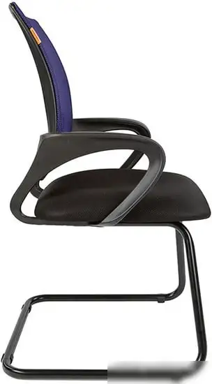 Кресло CHAIRMAN 696 V (черный/синий) – фото товара