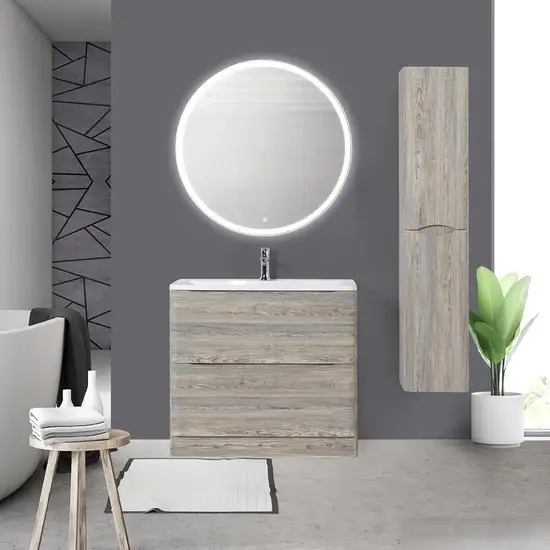 BelBagno Шкаф-пенал Acqua-1600-2A-SC-PS-P – фото товара